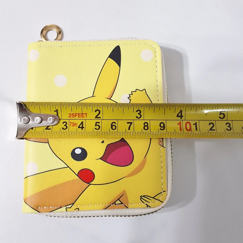 NEW Pokemon Pikachu Zip Around Wallet Coin Purse